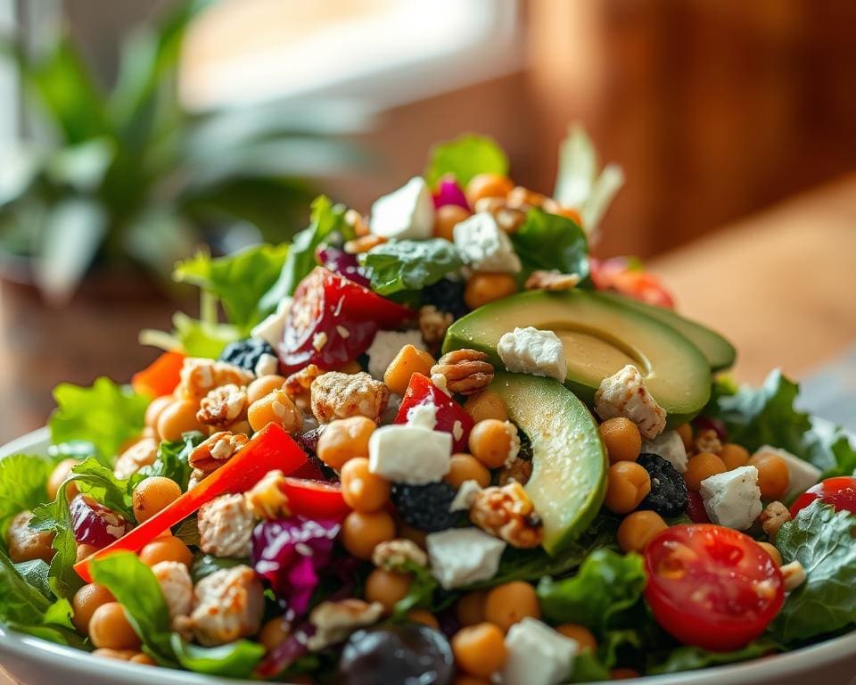 Hoe maak je een salade die vult?