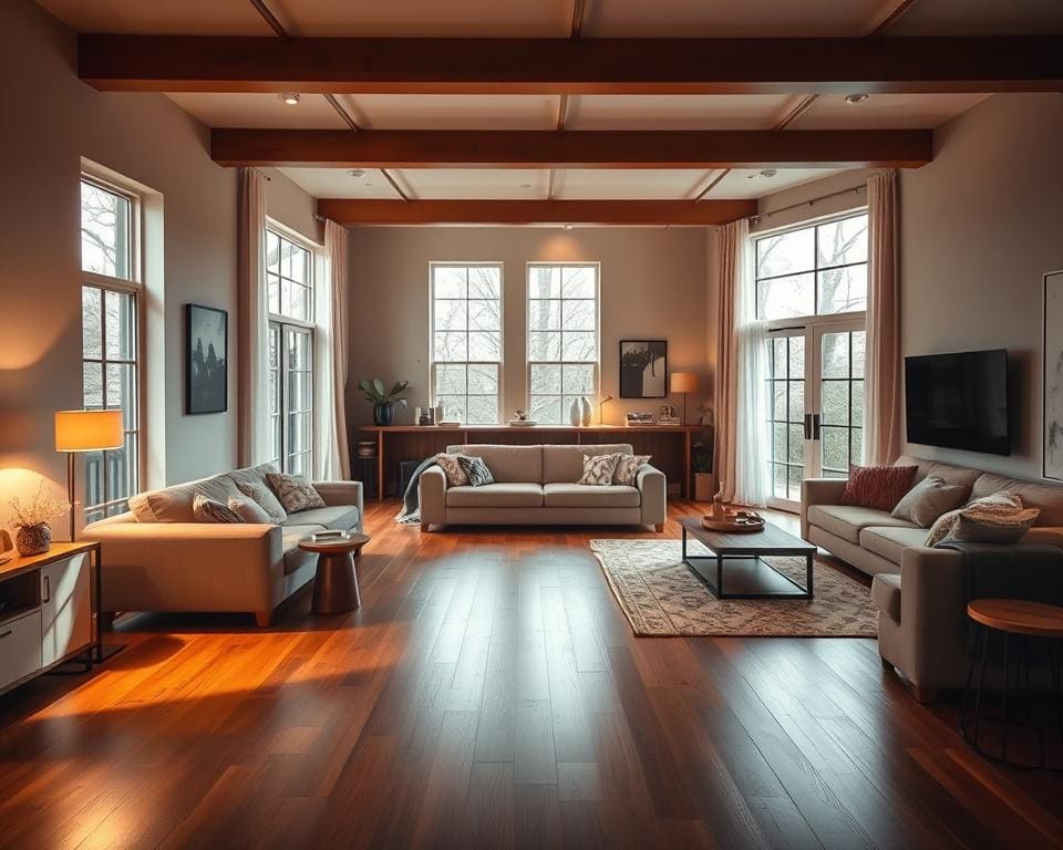 Waarmee maak je de overgang tussen kamers vloeiend?