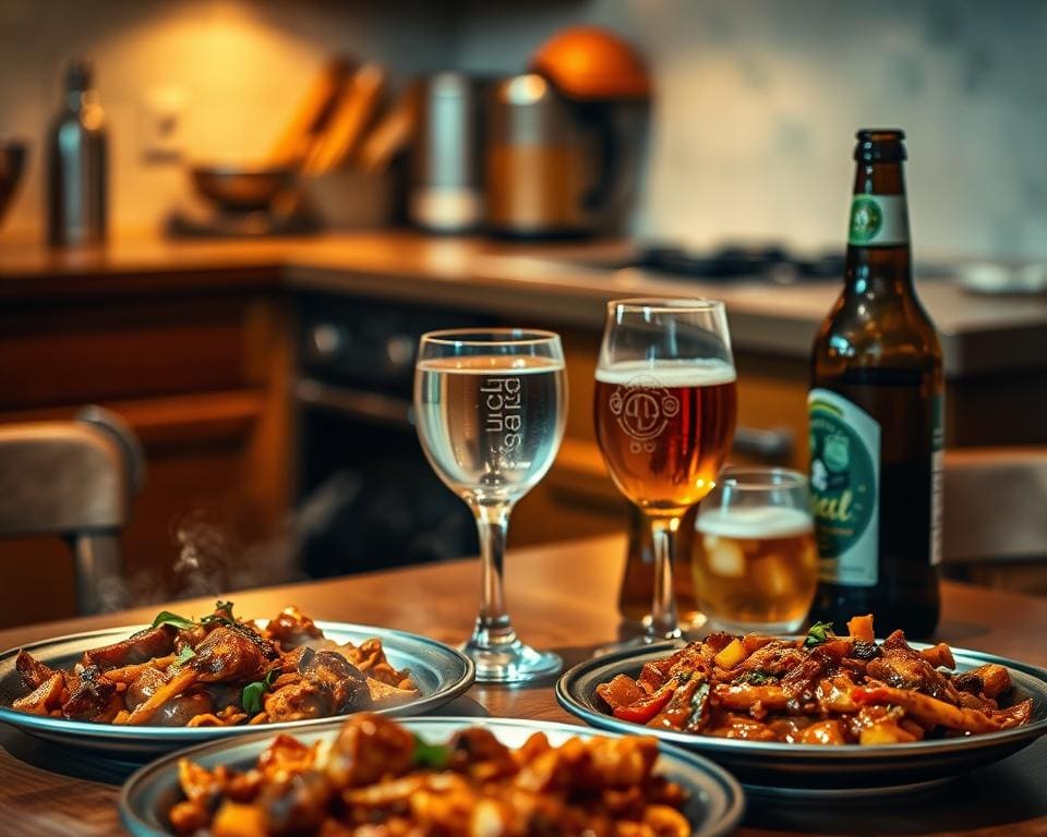 Wat drink je bij pittig eten?