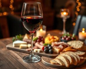 Wat eet je bij een glas rode wijn?