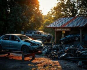 Wat levert een schadeauto nog op bij landelijke autosloop?