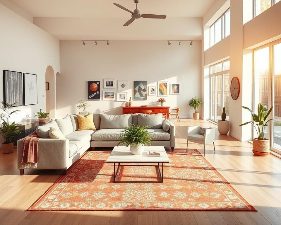 Wat maakt een open woonkamer levendig?