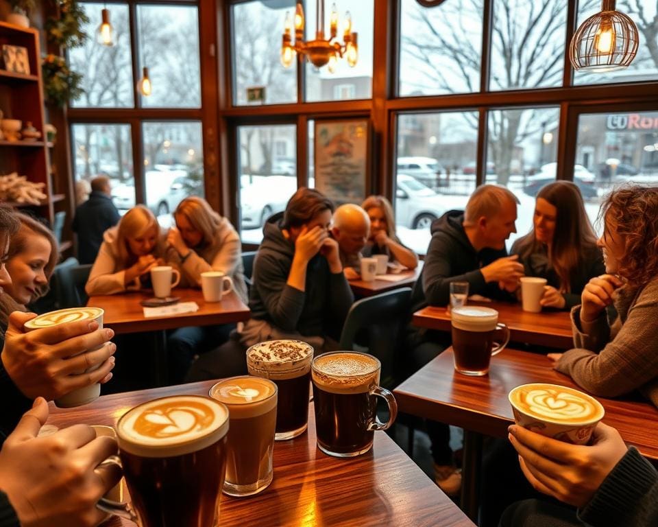 Welke koffies zijn populair in de koude maanden?