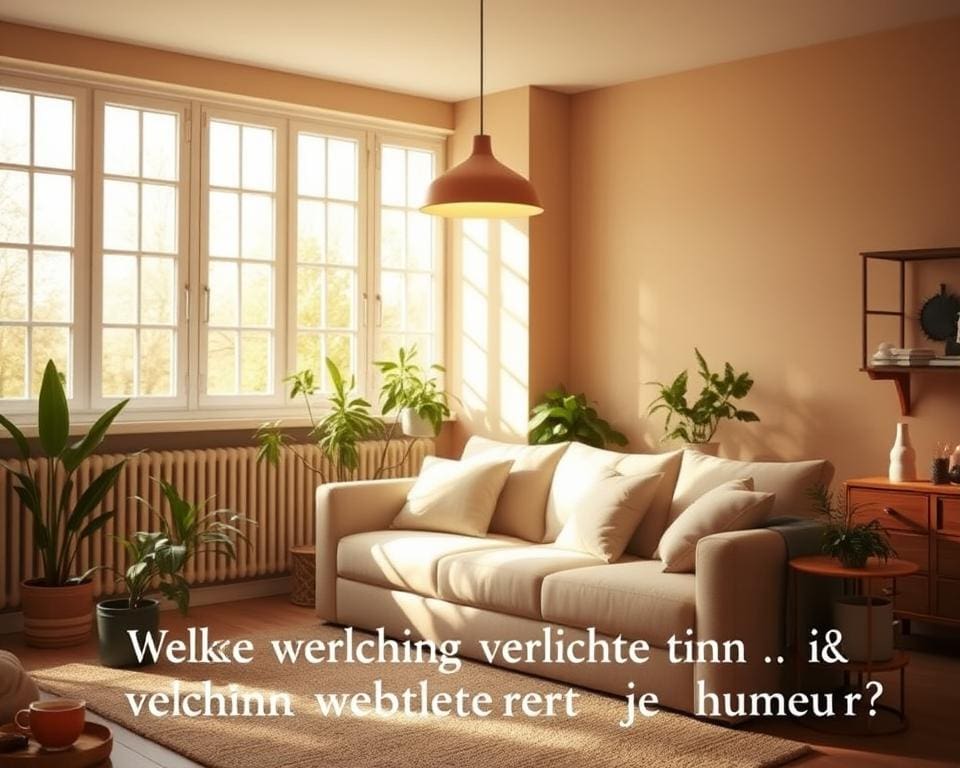 Welke verlichting verbetert je humeur?