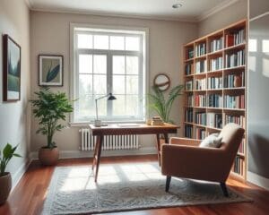 Hoe richt je een rustgevende werkplek in huis in?