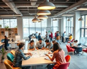 Wat bevordert samenwerking tussen afdelingen?