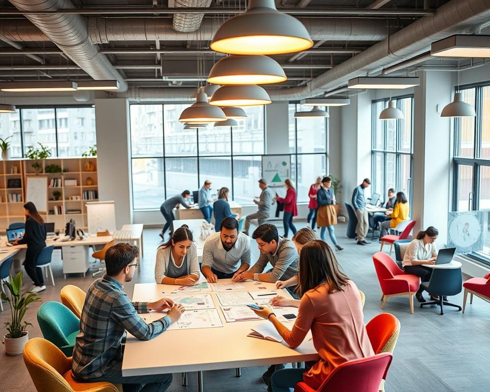 Wat bevordert samenwerking tussen afdelingen?