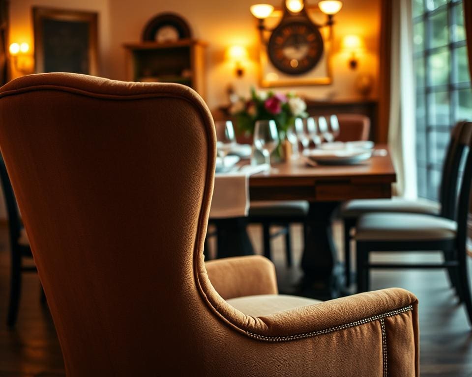 Wat maakt een eettafelstoel comfortabel bij lang tafelen?