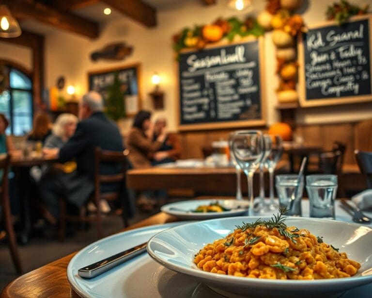 Hoe spelen restaurants in op seizoenen?