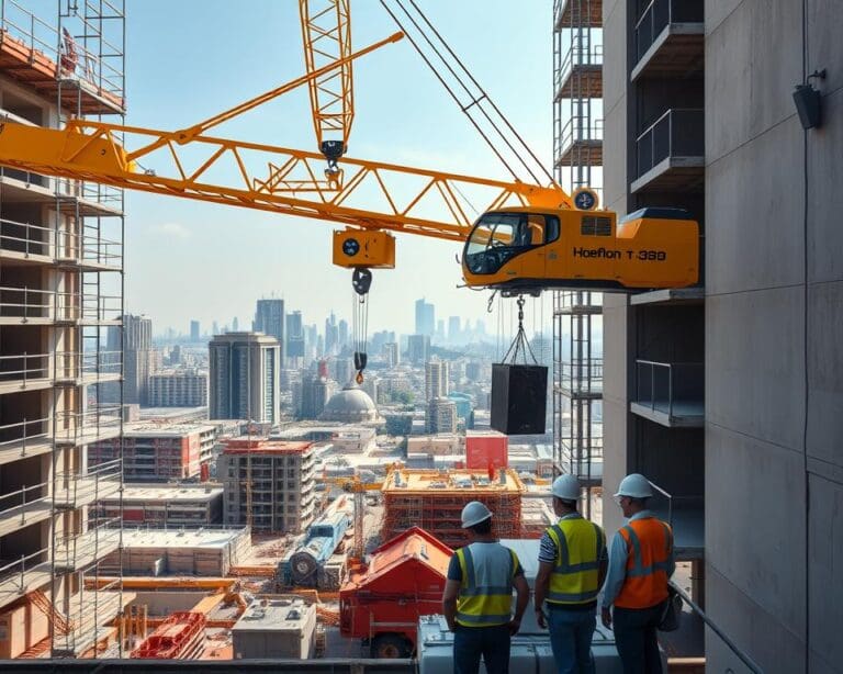 Hoeflon C6 huren voor precisiewerk op compacte bouwlocaties