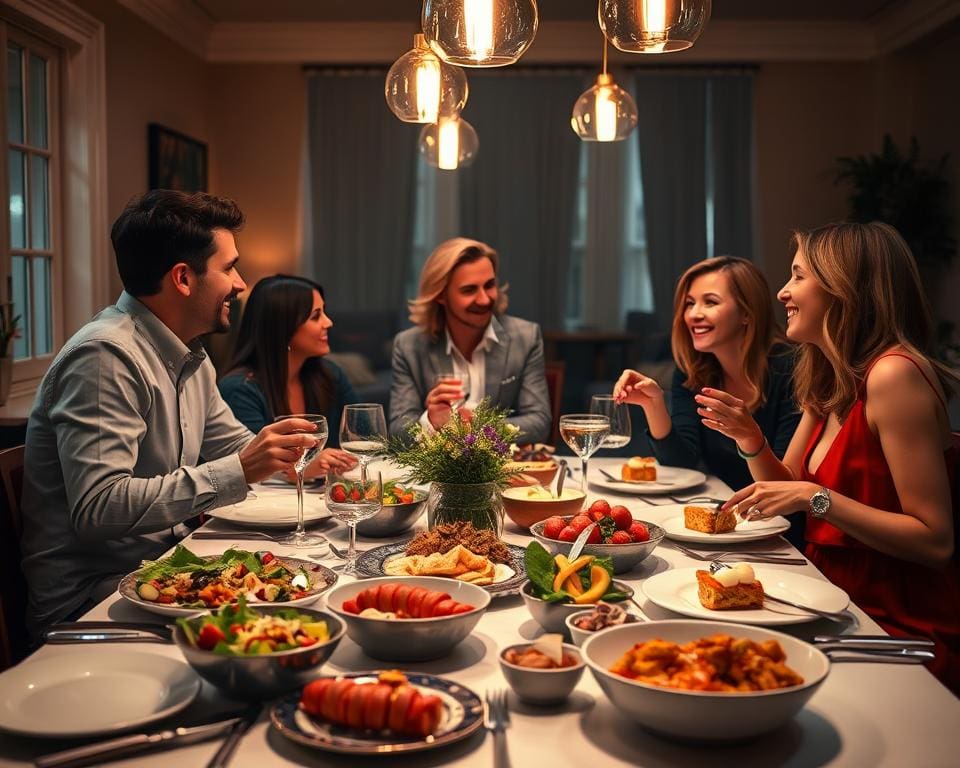 Wat maakt een diner sociaal aantrekkelijk?