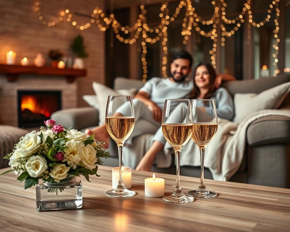 Hoe plan je een romantisch weekend thuis?