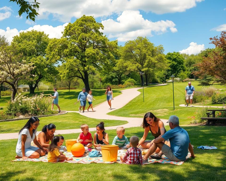 Wat maakt een familiedag in het park gezellig?