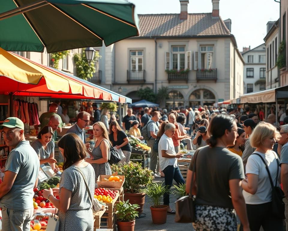 Wat maakt een weekendmarkt zo sfeervol?