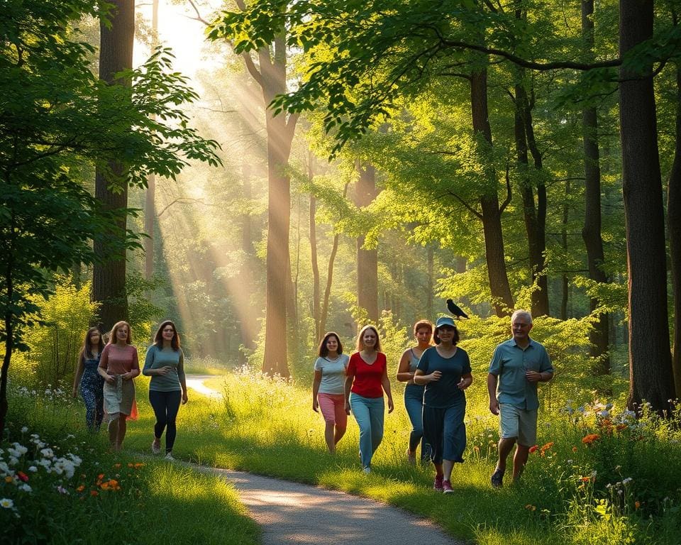 Wat zijn voordelen van wandelen in het bos?