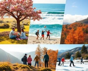 Welke weekendactiviteiten passen bij elk seizoen?