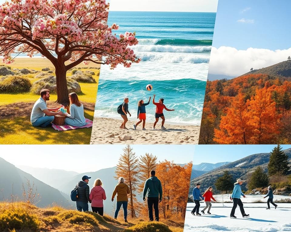 Welke weekendactiviteiten passen bij elk seizoen?