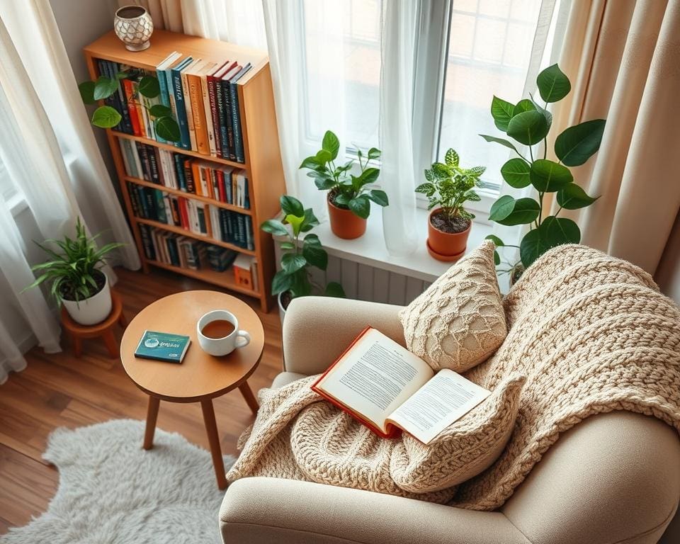 Hoe maak je een gezellige leeshoek in huis?