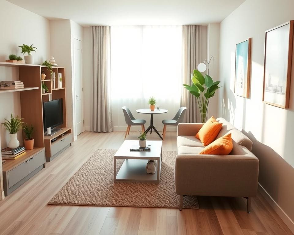 Hoe richt je een kleine woonkamer slim in?