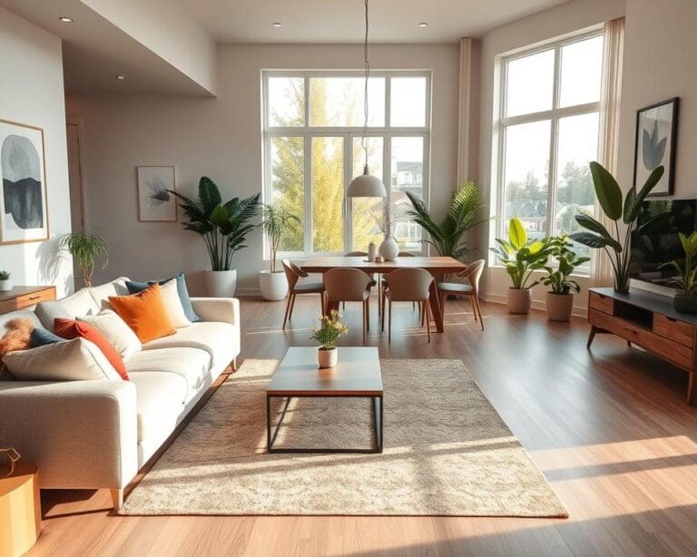 Hoe richt je een open leefruimte optimaal in?