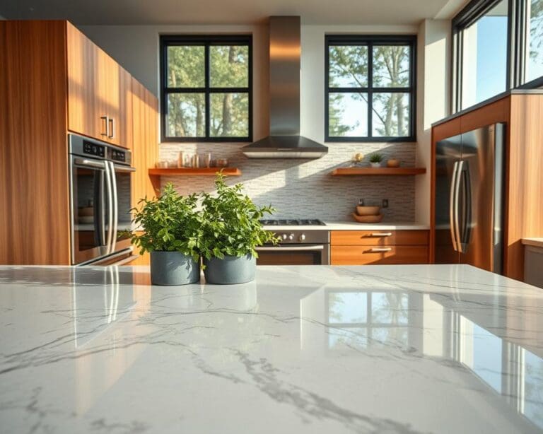 Welke materialen zijn populair in moderne keukens?