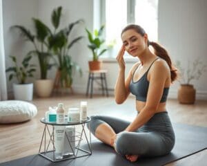 huid verzorgen na sporten