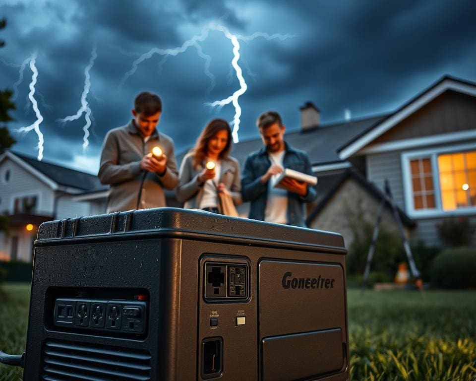 stroomgeneratoren stroomuitval