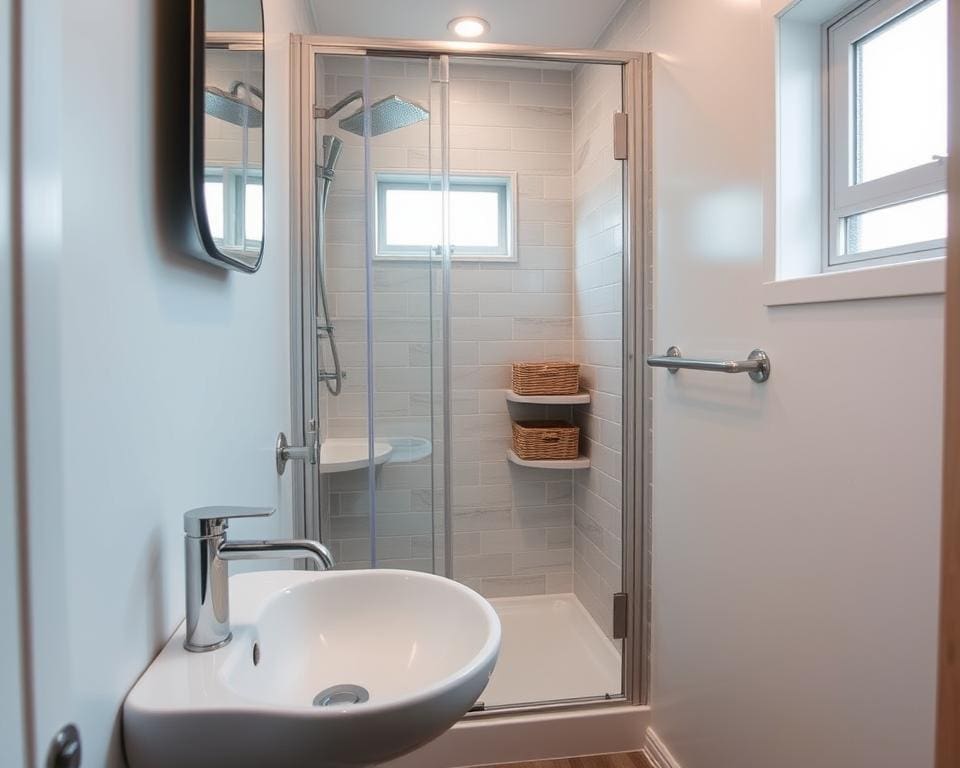 kleine badkamer praktisch