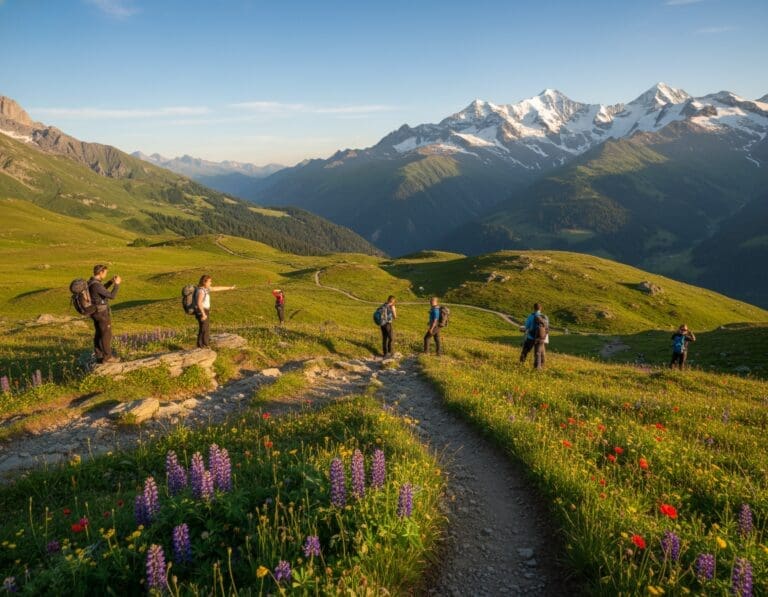 routes Zwitserse Alpen