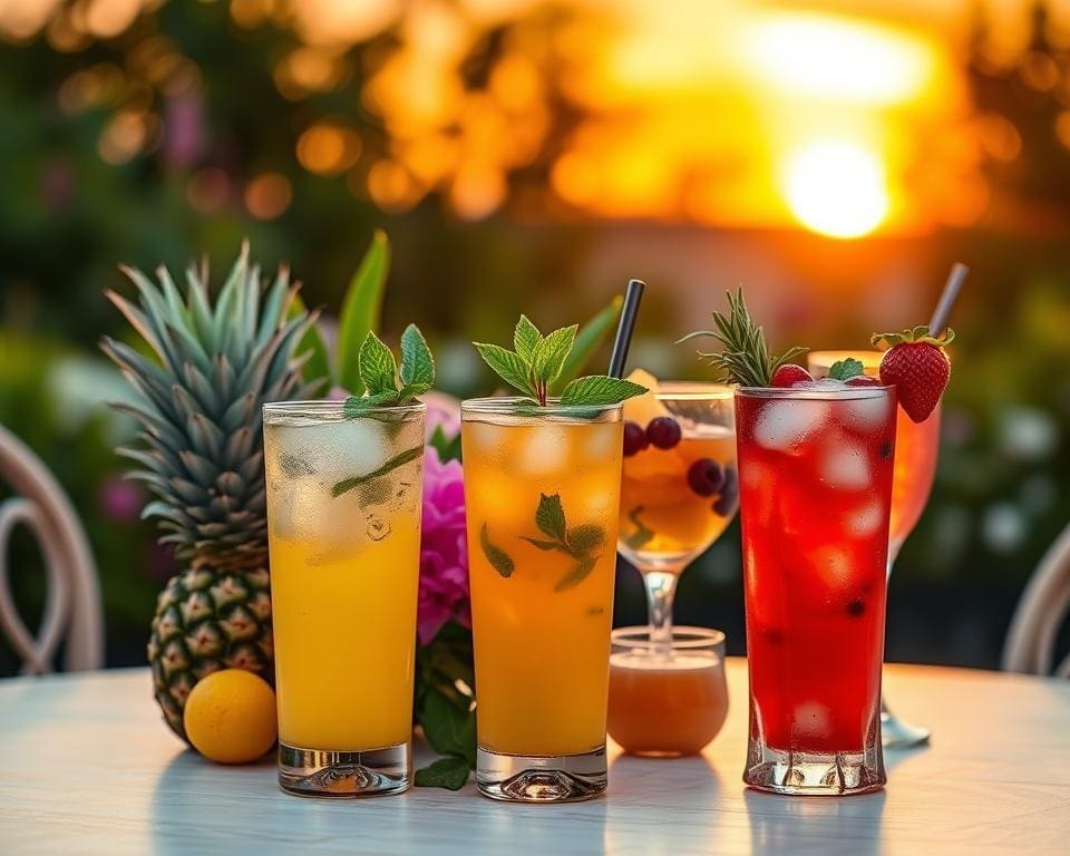 zomerse cocktails