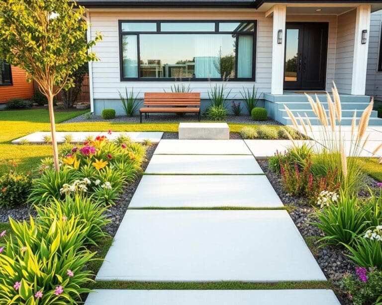 moderne voortuin