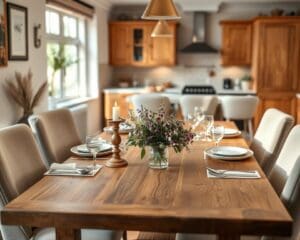 houten eettafel