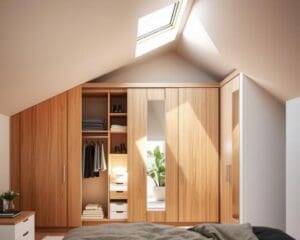 maatwerk kast schuin dak