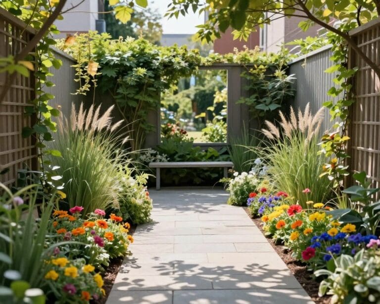 kleine tuin groter laten lijken