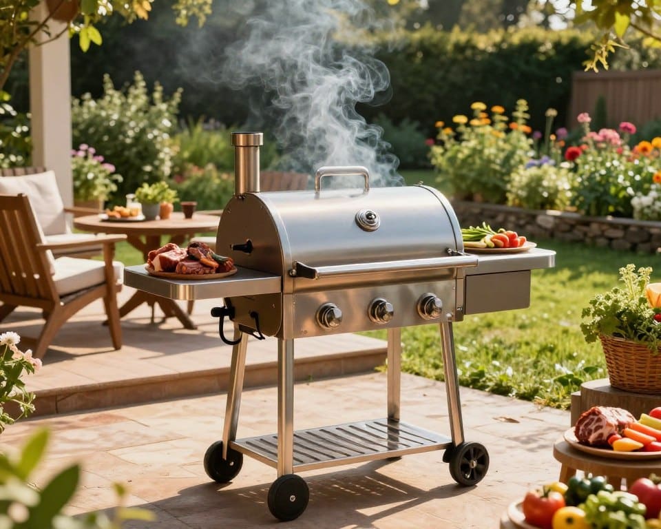 barbecue voor langzaam garen