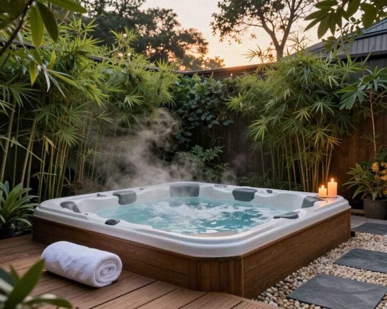 wellnesshoek met hottub