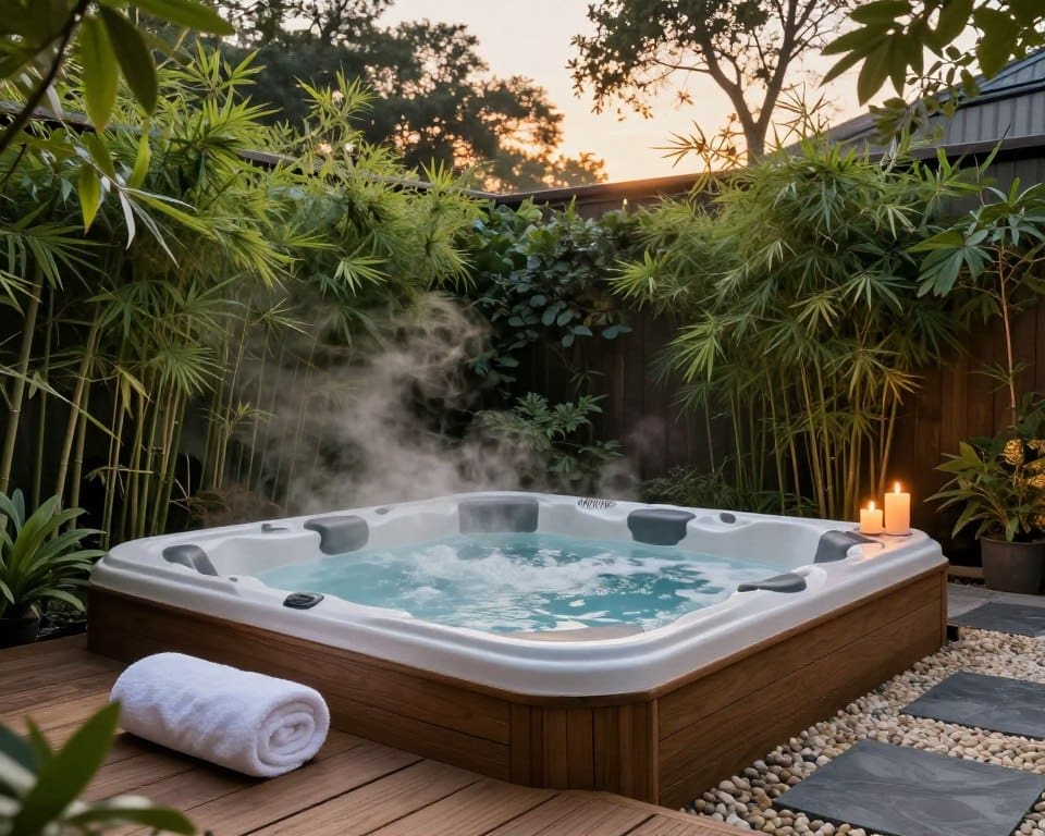 wellnesshoek met hottub